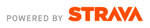Powered by Strava logo